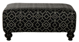 Cumberland - Cocktail Ottoman - Onyx