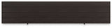 Darborn - 88" TV Stand With Electric Infrared Fireplace Insert - Gray / Brown
