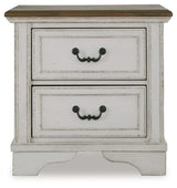 Moraway - Two-tone - Two Drawer Night Stand