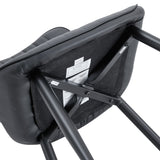 Minimalist Ergonomic Dining Chair (Set of 4) With Curved Cushions And Metal Frame - Black