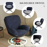 360° Swivel Office Chair, No Wheels