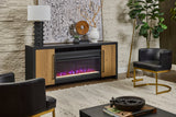 77" Fireplace Console w/ 42" Insert