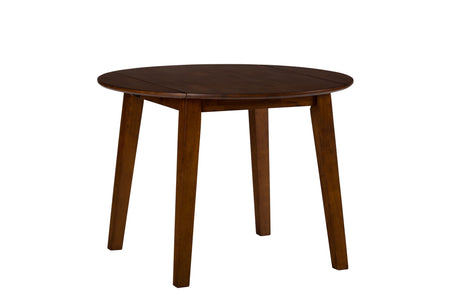 Simplicity - Round Dropleaf Table - Caramel