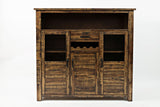 Cannon Valley - Wine Cabinet - Distressed Medium Brown
