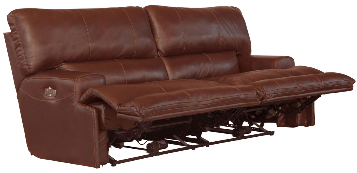 Wembley - Power Headrest With Lumbar Lay Flat Reclining Sofa