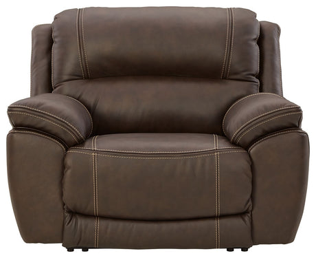 Dunleith - Zero Wall Recliner w/PWR HDRST - Chocolate