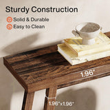 Extra Long Console Table With 2 Tier Open Storage