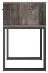 Neilsville - Black / Gray - One Drawer Night Stand