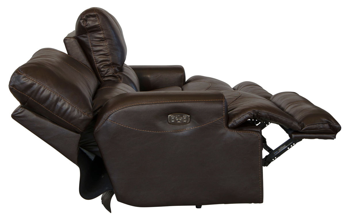 Wembley - Power Headrest With Lumbar Lay Flat Reclining Sofa