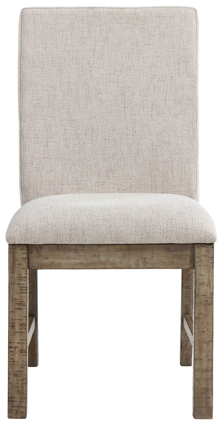 Langford - Light Grayish Brown - Dining UPH Side Chair (Set of 2)