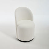360 Degree Swivel Armless Dining Barrel Chair