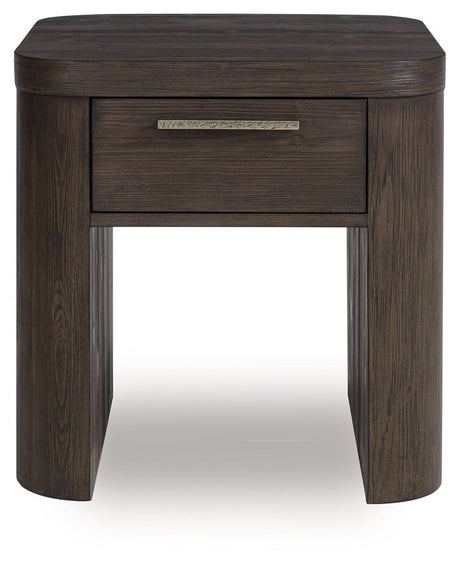 Neo - Rich Brown - Square End Table