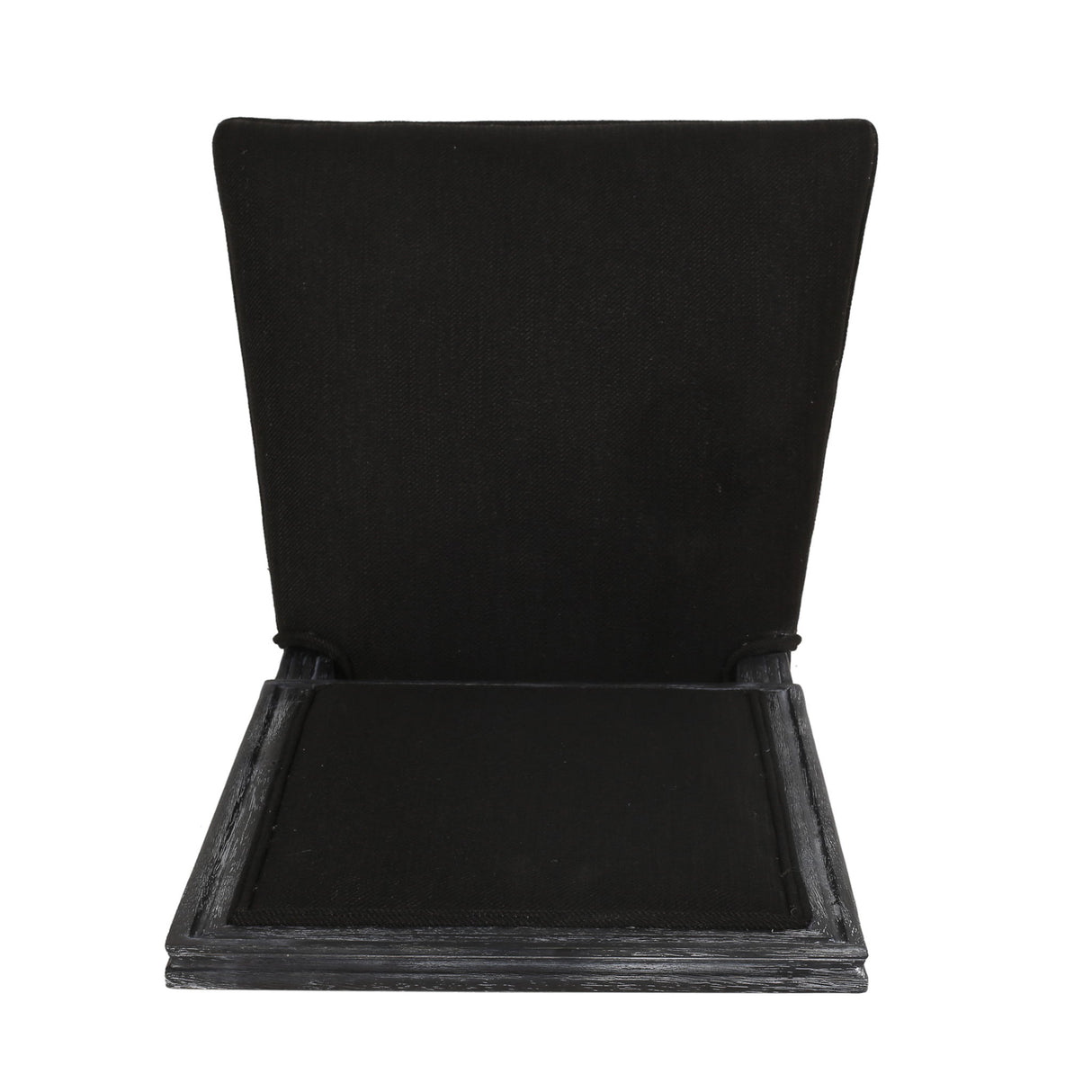 French Country Style Dining Chair With Upholstered Seating And Fluted Legs