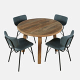 Reclamation - 5 Piece Dining Set With Upholstered Chairs