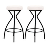 Modern Backless Bar Stools For Kitchen Island (Set of 2)