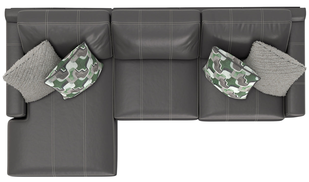 Minori - Italian Leather Sectional Sofa