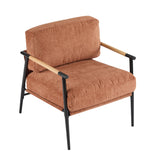 Modern Accent Chair With Plush Cushions, Cozy Seating