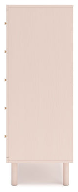 Wistenpine - Blush - Five Drawer Chest