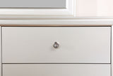 Omni - 5 Piece Queen Bedroom Set - Pearl Silver