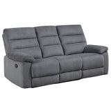 Cozy - Manual Recliner Sofa - Gray