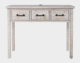 North Coast - 3 Drawer Accent Console - White Wash