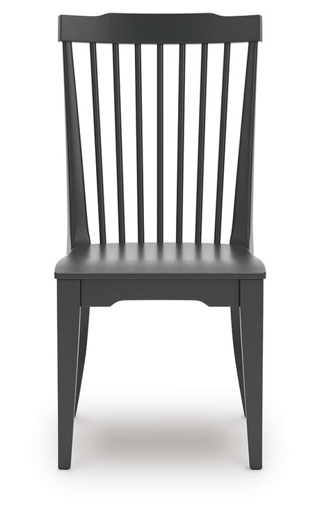 Brenkerton - Black - Dining Room Side Chair (Set of 2)