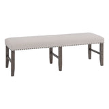 Willow Creek - Dining Bench - Distressed Brown / Beige