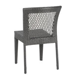 Farley - Stacking Sidechair (Set of 2) With Open Backrests - Gray