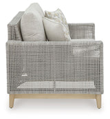 Seton Creek - Loveseat With Cushion - Gray