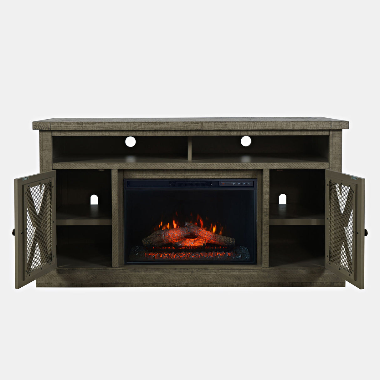 Telluride - 60" Fireplace - Driftwood Gray