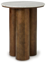Henfield - Accent Table - Beige / Brown