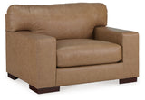 Lombardia - 2 Pc. - Chair And A Half, Ottoman - Tumbleweed