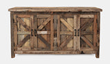 Reclamation - Eden Prairie 4 Door Accent Cabinet - Brown