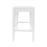 Counter Barstool (Set of 2), Rubber Wood - White