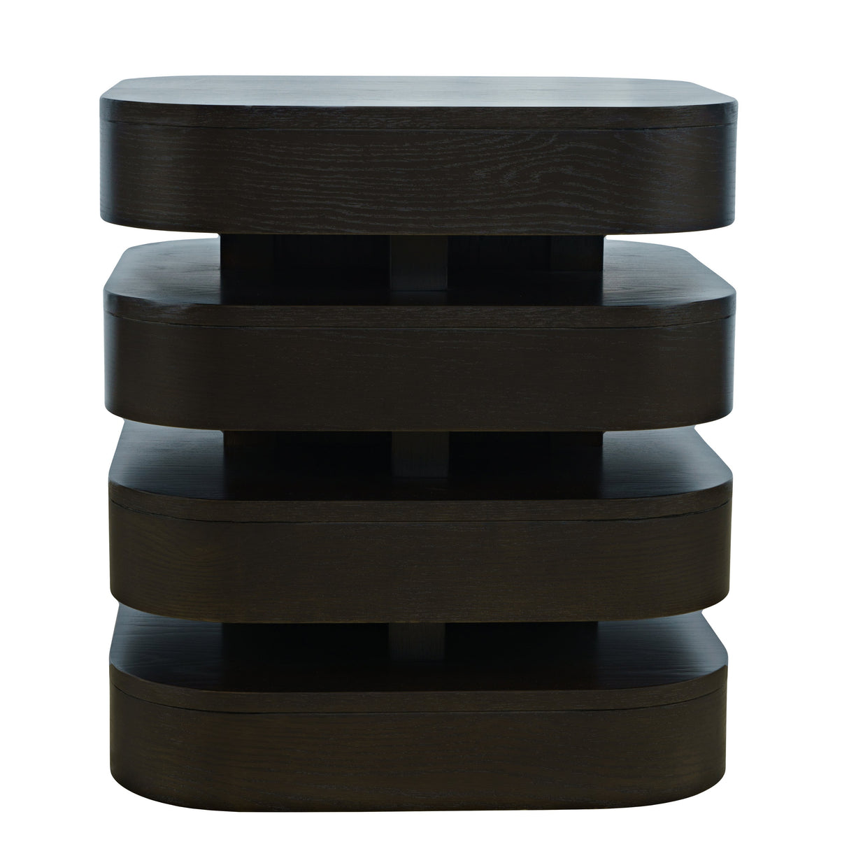 Brix Square End Table - Espresso