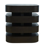 Brix Square End Table - Espresso