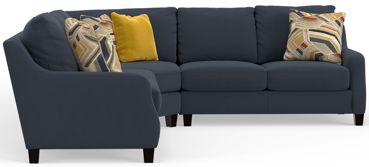 Foley - Sectional With Comfort Coil Seating And 4 Included Accent Pillows