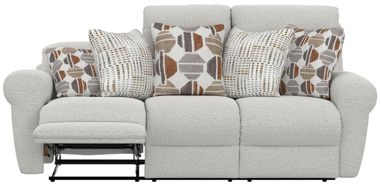 Kellen - Lay Flat Reclining Sofa - Ecru