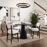 Nash - 5 Piece Dining Set, Counter Table With 4 Barstools