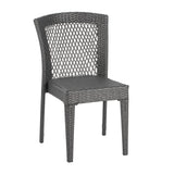 Farley - Stacking Sidechair (Set of 2) With Open Backrests - Gray