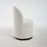 360 Degree Swivel Armless Dining Barrel Chair