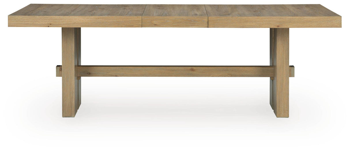 Lasinger - Rectangular Dining Room Extension Table - Light Brown