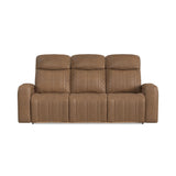 Side Kick - Sofa With Ddt, Wireless Charger, Cupholders And White Led Light - Simba Saddle