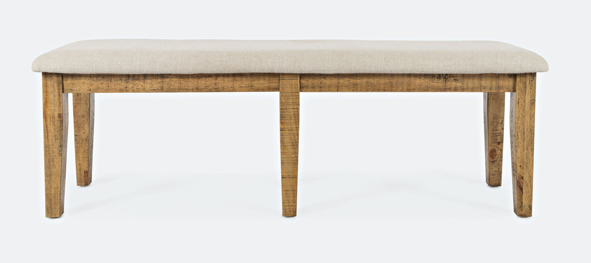 Telluride - Dining Bench - Gold / Beige