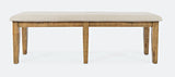 Telluride - Dining Bench - Gold / Beige