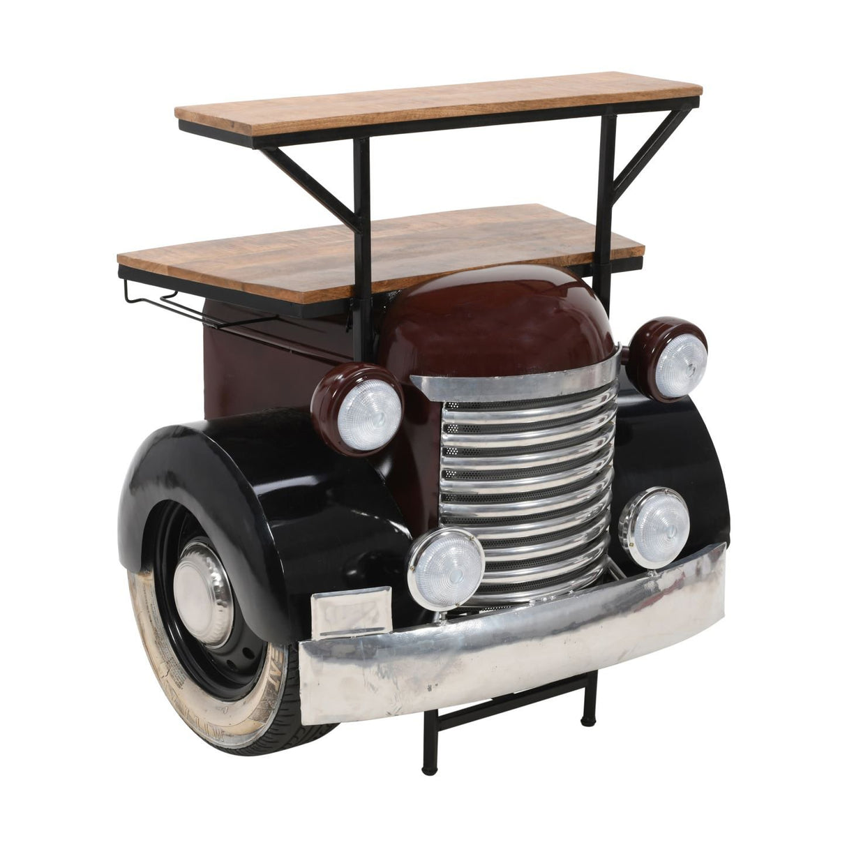 Woody Vintage Car Home Bar Table