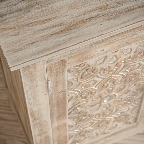 Global Archive - Chloe Accent Chest - Weathered White - Distressed White