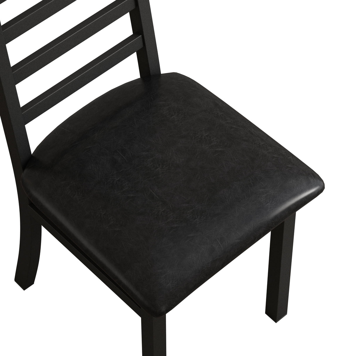 Metal Dining Chairs With Steel Legg, High Back Armless Design