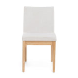 Contemporary Dining Chair SetWith Upholstered Fabric