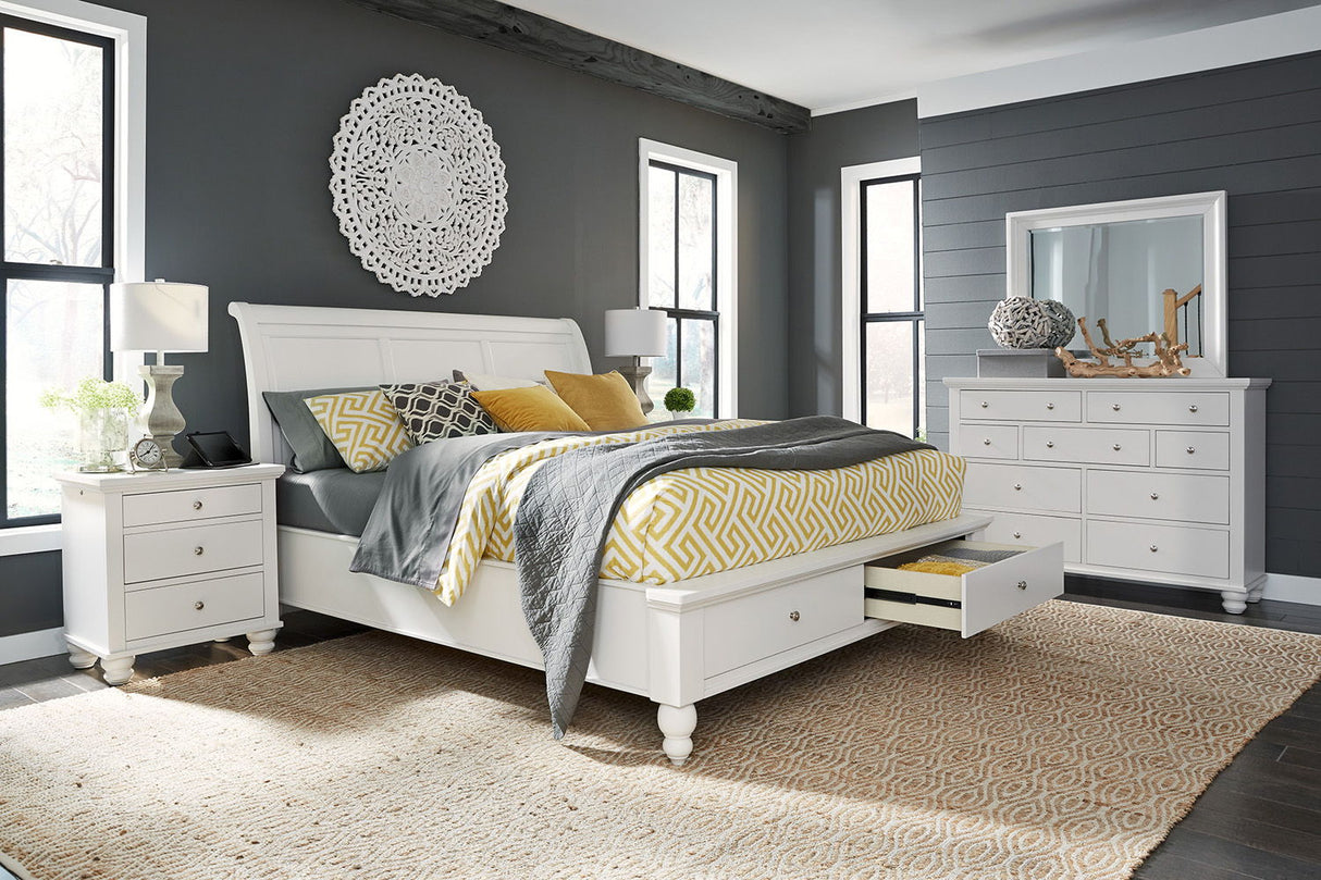 Cal King Sleigh Bed